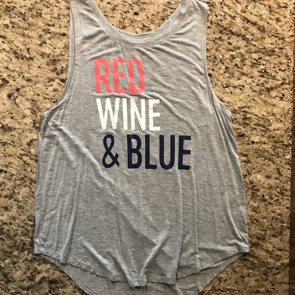 Grayson Threads Red Wine And Blue Tank